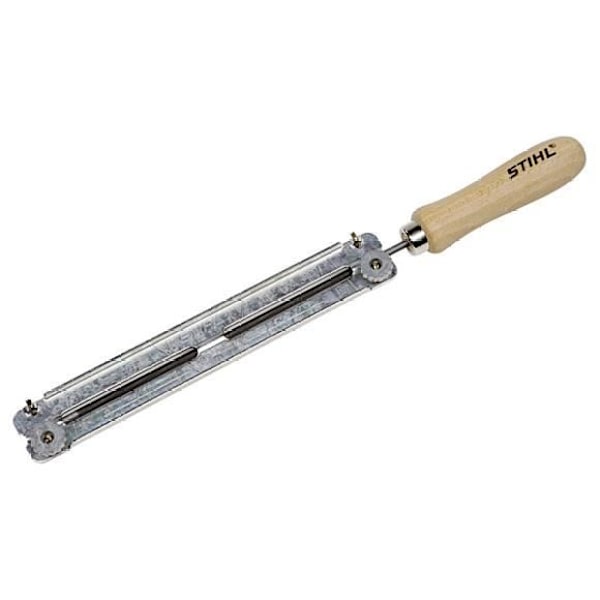 Porte-lime - STIHL - 3/8-.1/4 Ø 4,0 mm - Modell 56057504327 - För olika typer av kedja Grön