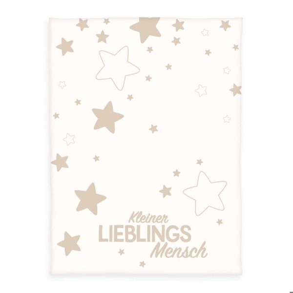 Täckning - Herding - Klaus - GOTS - Beige - Rektangulär - Ultra mjuk vit/beige