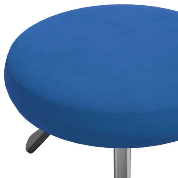 vidaXL Massagepall Sammet Blå