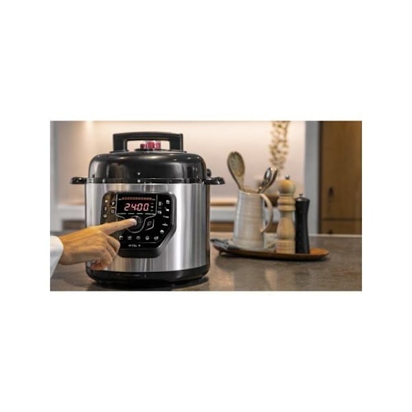 Programmerbar gryta - Cecotec - Modell H - 6 Liter - Multifunktion - 19 Matlagningfunktioner
