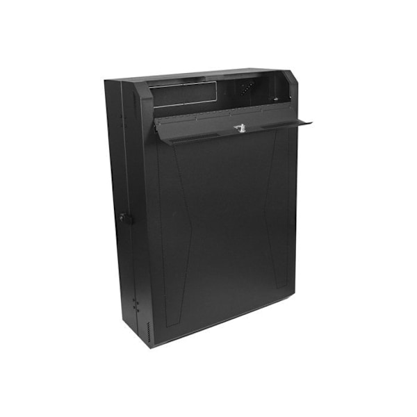 Vertikal serverrack - StarTech.com - 6U - Djup 76 cm - Vikt 90,7 kg - Färg svart