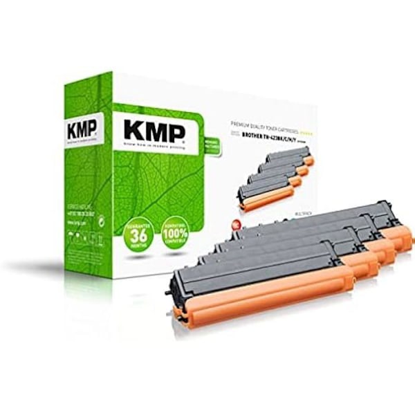 Tonerpatroner - KMP - TN423 - Kompatibel med Brother TN423BK, TN423C, TN423M, TN423Y - Flera färger - Laser