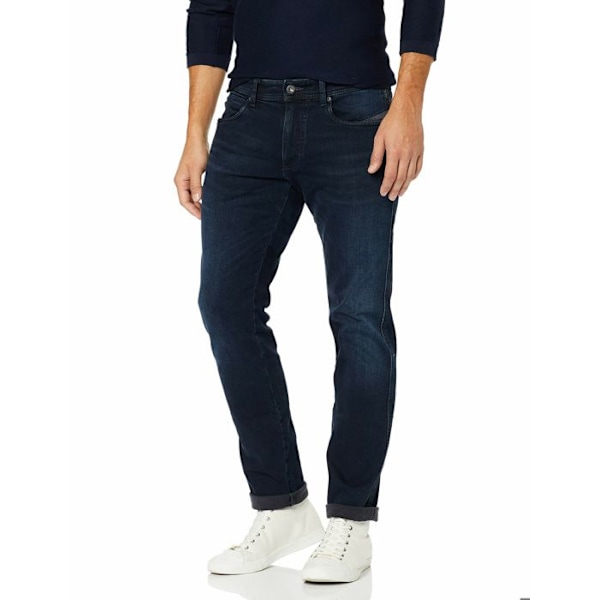 Jean Droite - Camel Active - Mörkblå - Perfekt passform - Standardstorlek - Herr mörkblå 36/30