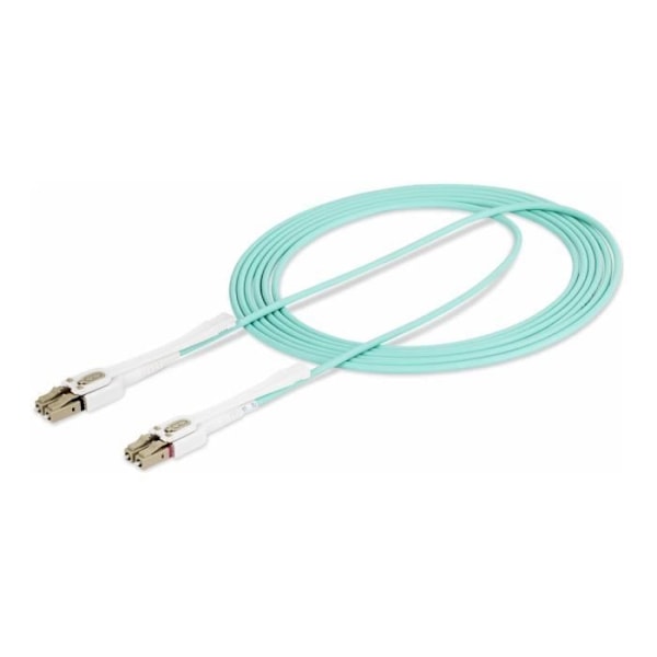 - StarTech.com - StarTech.com 3m (10ft) LC till LC (UPC) OM4 Multimode Fiberoptisk kabel med Push Pull Tabs, 50/125µm, 100G-nätverk,