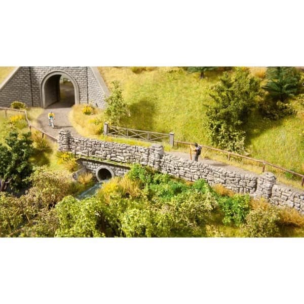 Vägg - NOCH - 13172 - HO (1:87) - Grå Grå