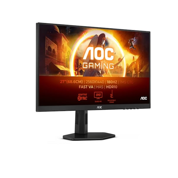 AOC Q27G4XN Svart, Grå