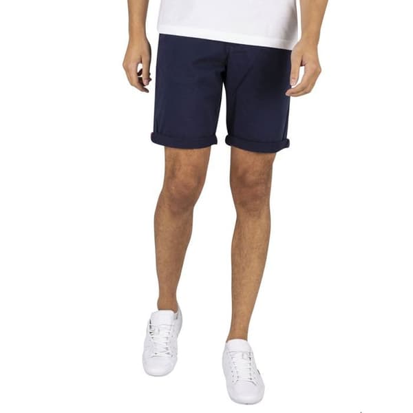 Bermuda herr JACK & JONES rak passform stretch marinblå - 98% bomull 2% elastan Blå XL