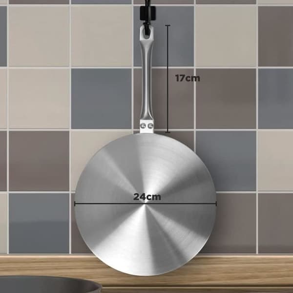 Adapterskiva för induktionshäll 24 cm Silver