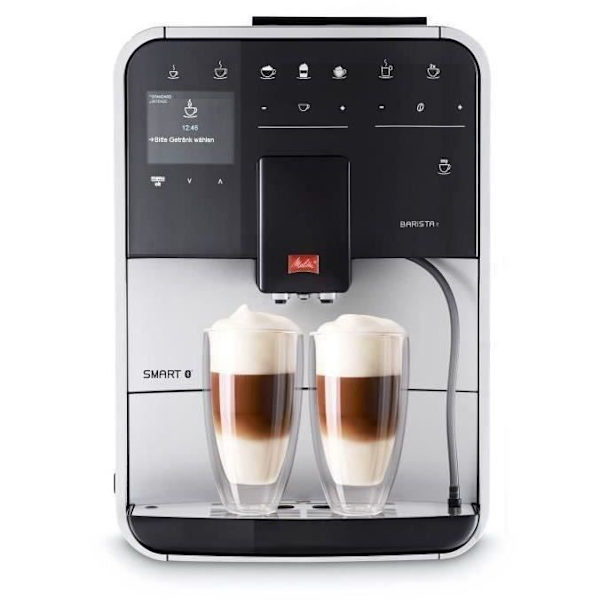 MELITTA Barista T Smart Bean kaffemaskin - Silver (utan mjölktank)