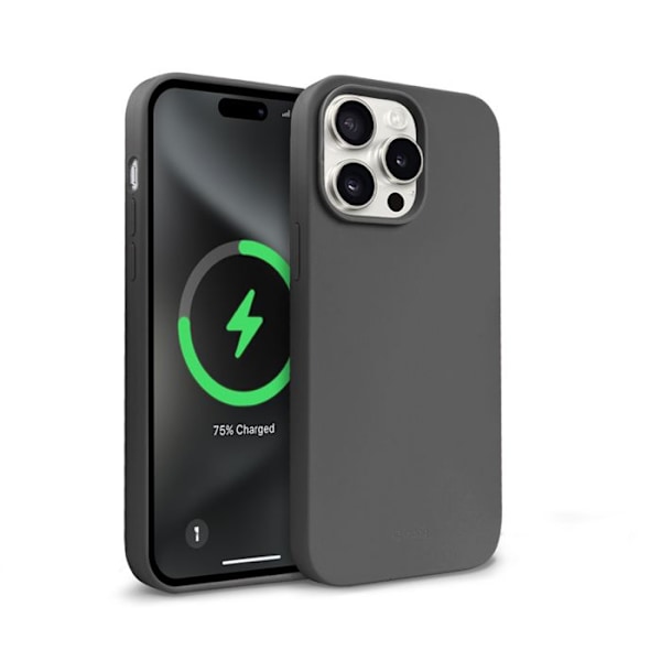 Telefonfodral - Crong - iPhone 15 Pro Max - Titan - Flexibelt - MagSafe Titan