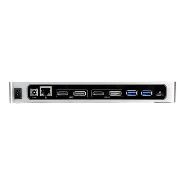 Anslutningsstation - STARTECH.COM - Dubbel 4K-skärm - USB-C - HDMI - DisplayPort