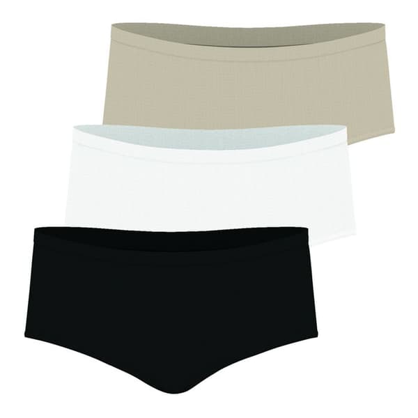 3-pack trosa kvinna Ecopack Basic Athena Svart-Vit-Hud M