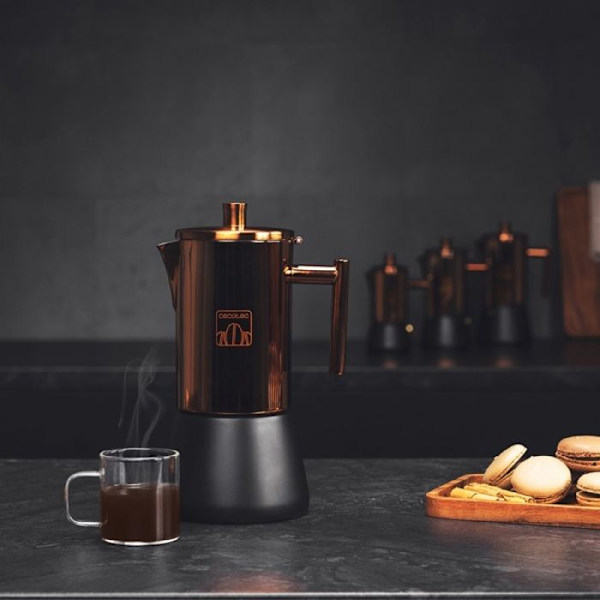 Cecotec Moka kaffebryggare i rostfritt stål Cumbia Moking 1000