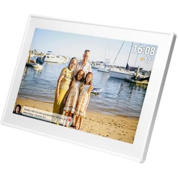 Digital fotoram - DENVER - PFF-1515W - 15,6" Full HD IPS-pekskärm - Wi-Fi - FRAMEO-programvara
