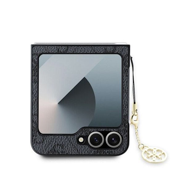 Fodral till Samsung Galaxy Z Flip6 - Guess Hardcase 4G Charm (GUHCZZF6GF4GGR) - Svart