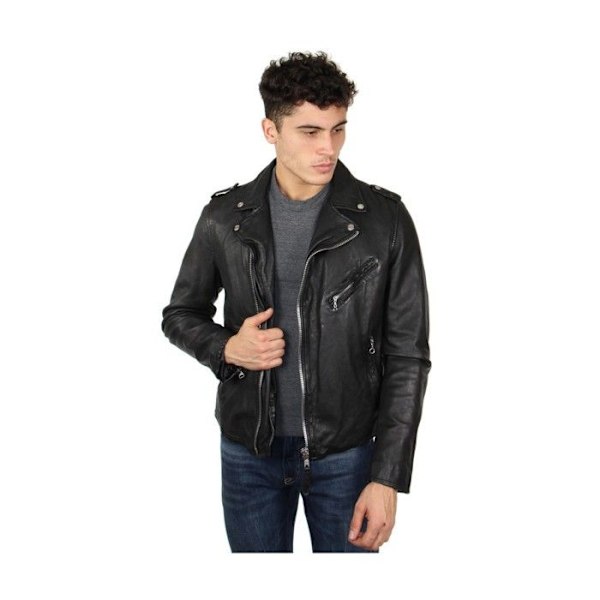 Blouson perfecto Schott i läder ref 47534 Svart Svart S
