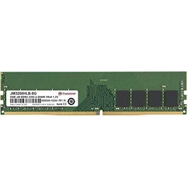 TRANSCEND JetRAM - DDR4 - 8 GB - 288-stifts DIMM - 3200 MHz / PC4-25600 - CL22 - 1,2 V