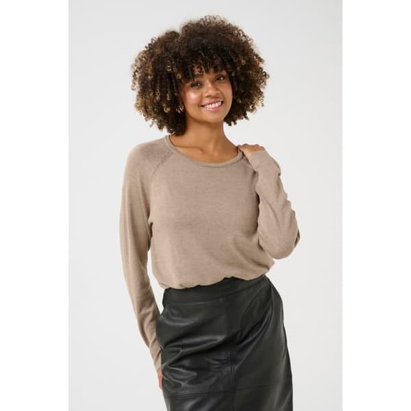 Pullover dam CULTURE Annemarie Solid dune melange XL