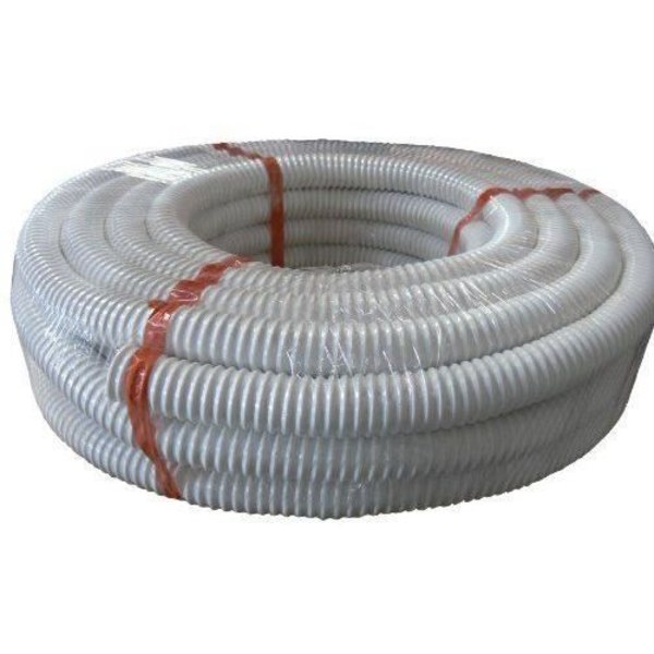 Dräneringsrör - Regiplast - T32 - PVC flexibel - Ø 32 mm - Längd 1 m Grå