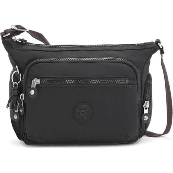 Crossbody axelväska - Kipling - Gabbie S - Svart - 28x21x11 cm - 380 g Svart