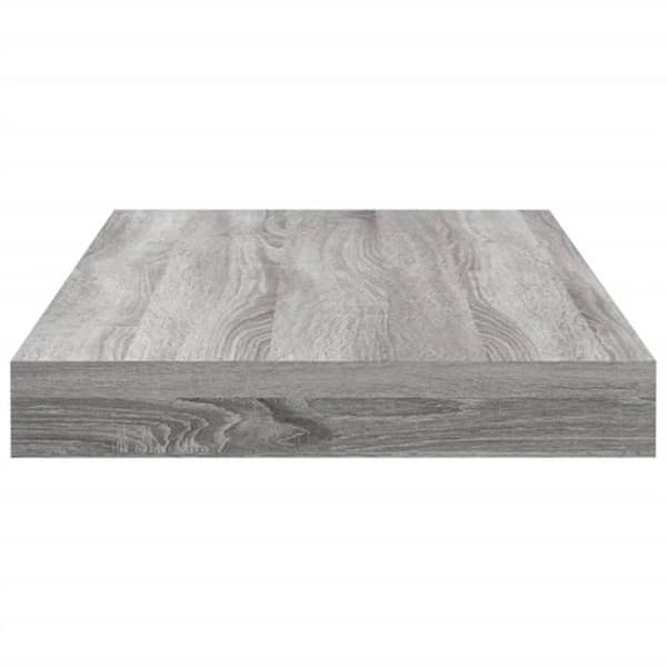 Vägghyllor - Set om 4 - Sonoma grå - 40×10×1,5 cm - Ingenjörsträ, hållbara sonoma grå