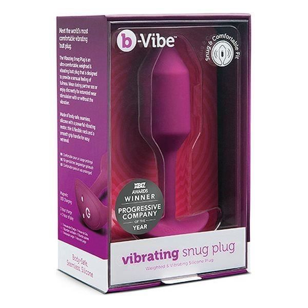 Snug M B-Vibe analplugg - färg:svart