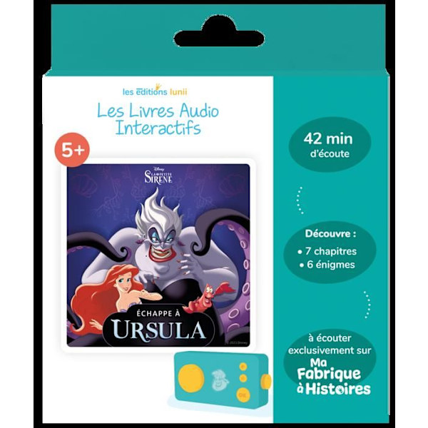 Educational Console - Lunii - Naughty Challenge Box: Escape from Ursula - Interaktiv ljudbok från 5 år