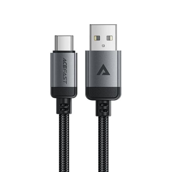 USB-kabel - ACEFAST - C20-04 - USB-A/USB-C - 3 A - 1,2 m Svart