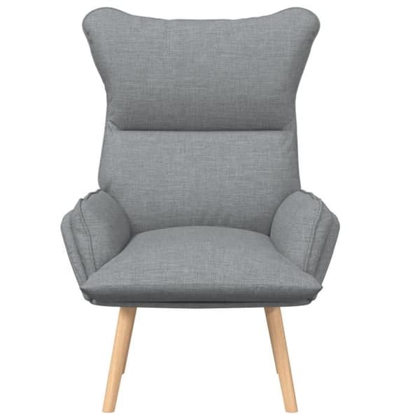 Lugna Stolar i Ljust Grått Tyg