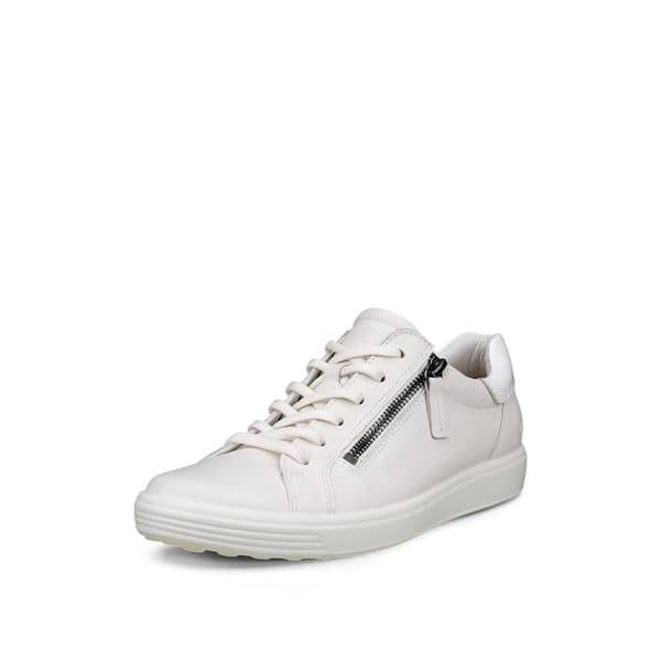Ecco Soft 7 - vita baskets för kvinnor vit 36