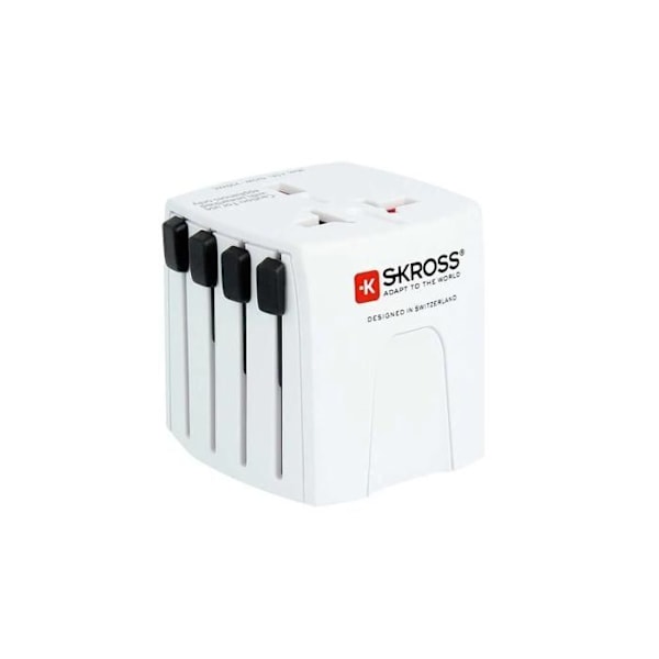 Adaptör och omvandlare - SKROSS - MUV USB AC45PD - 2 USB-portar - USB-C-utgång 45W - Universell