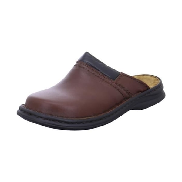 Saboter - Josef Seibel - Pantolett Max - Läder - Man - Brun kastanj 43