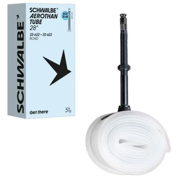 Slangventil 23/32-622 Schwalbe Aerothan V.Presta 60 Vit