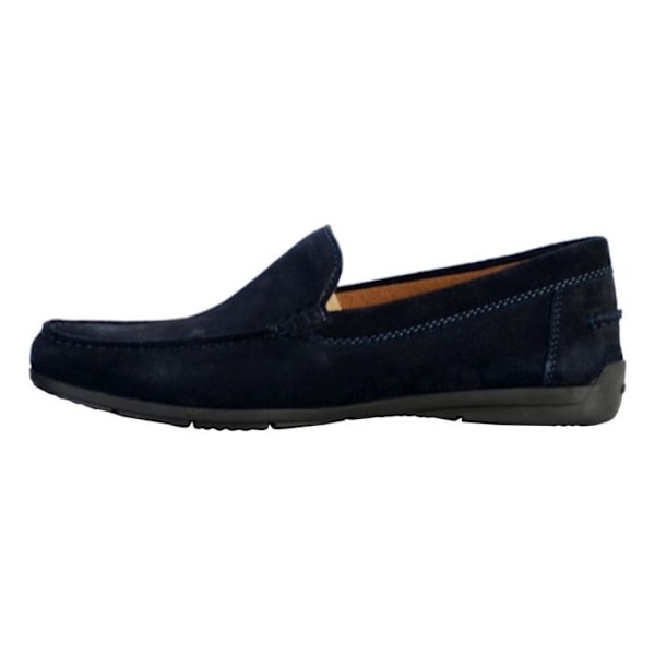 Geox U Siron Lädermockasin - Herr - Marinblå - Mocka-Nubuck - Andas Blå 43