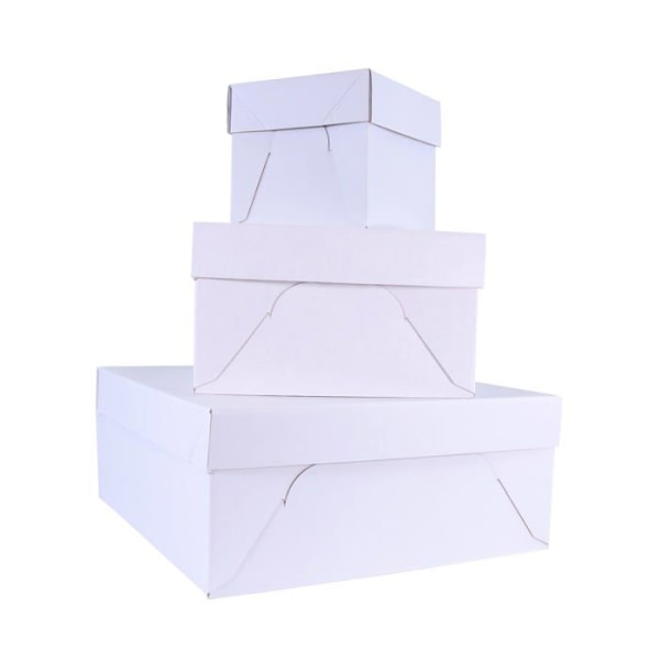 Pme dekorativa redskap - CBO306 - Bakning Essentials Set med 3 fyrkantiga kaklådor 30 cm