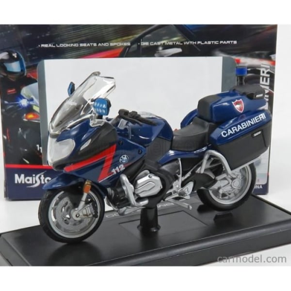 Motorcykel Carabinieri - MAISTO - Modell 390773 - Leksak för barn från 3 år och uppåt - Vit