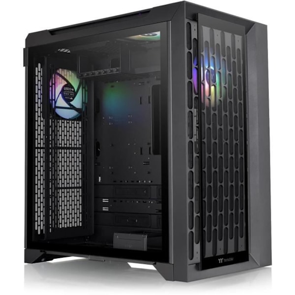PC-fodral utan strömförsörjning - THERMALTAKE CTE C700 TG ARGB (svart) - Medium tower - E-ATX-format Svart