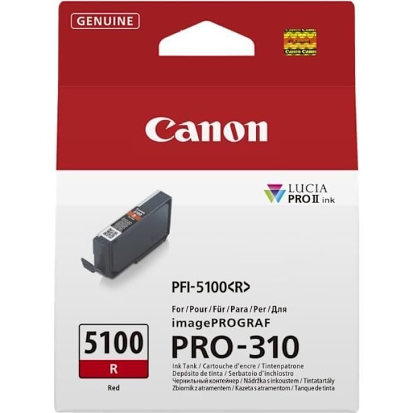CANON 6958C001 - PFI-5100 RÖD BLäck