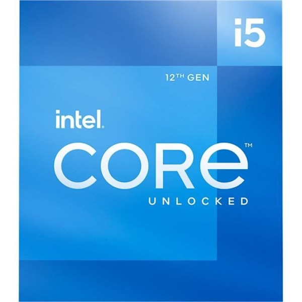 Processor - INTEL - Core i5-12600K - 10 kärnor (6P+4E) - Sockel LGA1700 - Chipset Series 600 - TDP 125W (BX8071512600K)