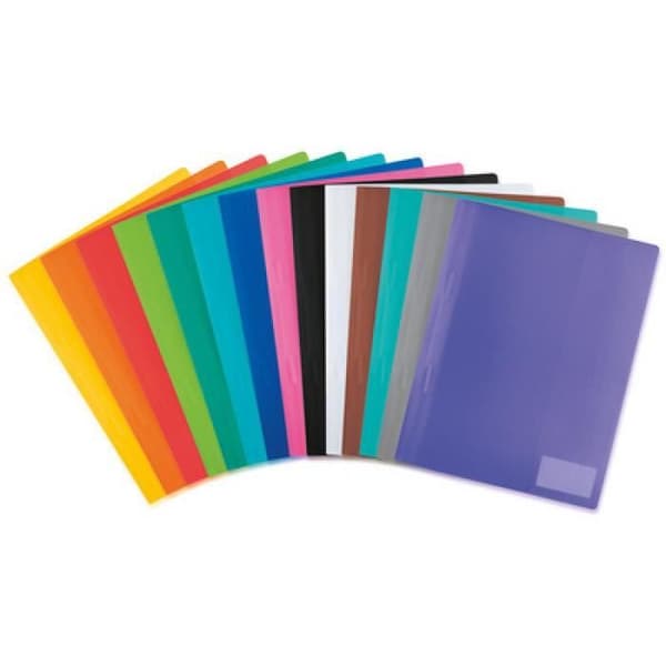 HERMA Folder ... lameller, PP, A4, genomskinlig svart 0,000000 Svart