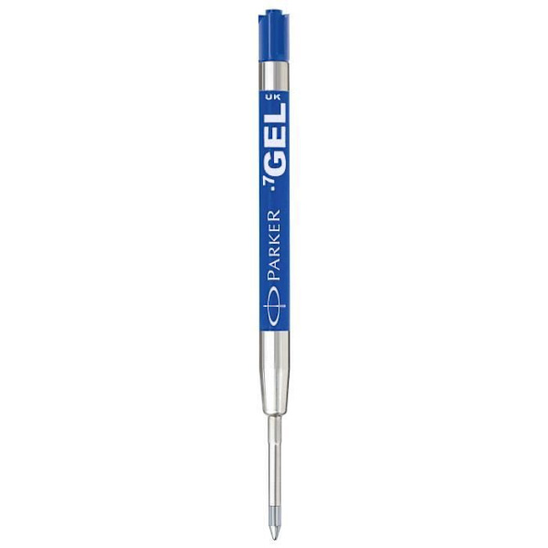 PARKER gel kulspets refill, medium spets, blå, blister X 1 Blått bläck