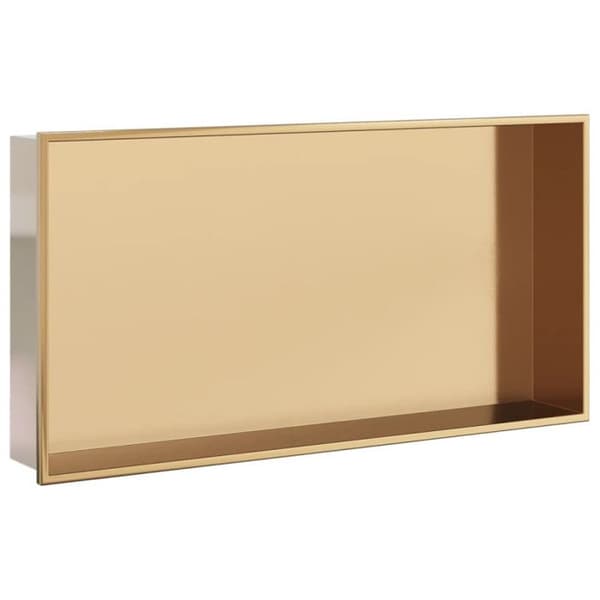 Guldborstad duschnisch 62x32x9 cm rostfritt stål