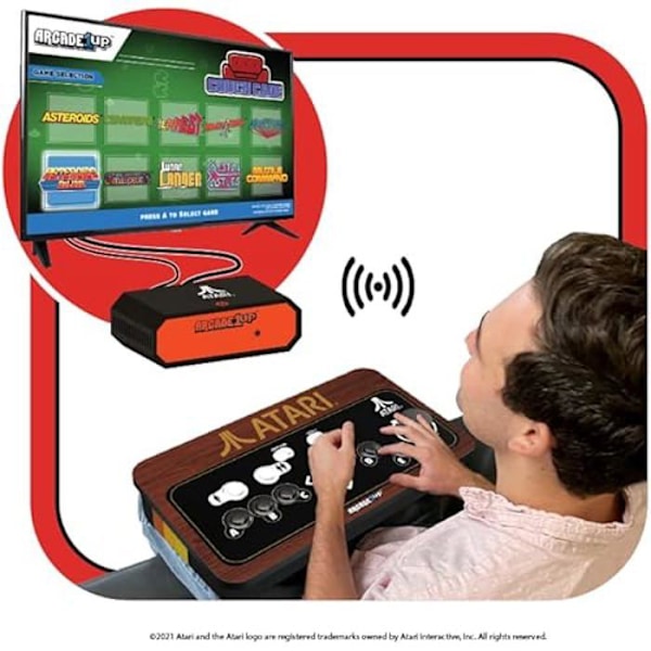 Spelkonsol - Arcade1Up - ATARI COUCHCADE - 10 spel - trådlös