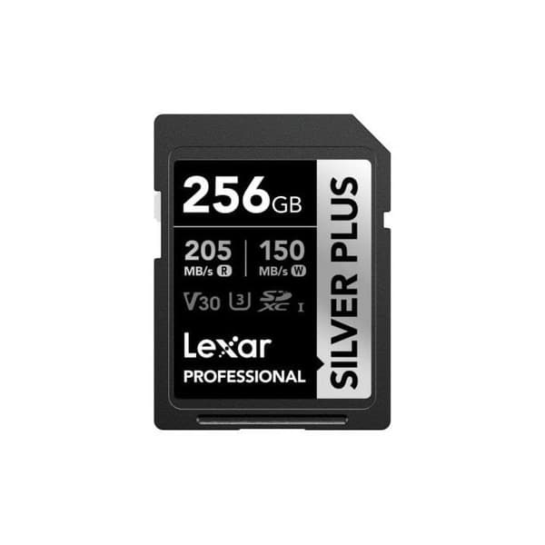 LEXAR SD-kort Silver Plus UHS-1 256Go V30 R205/W150