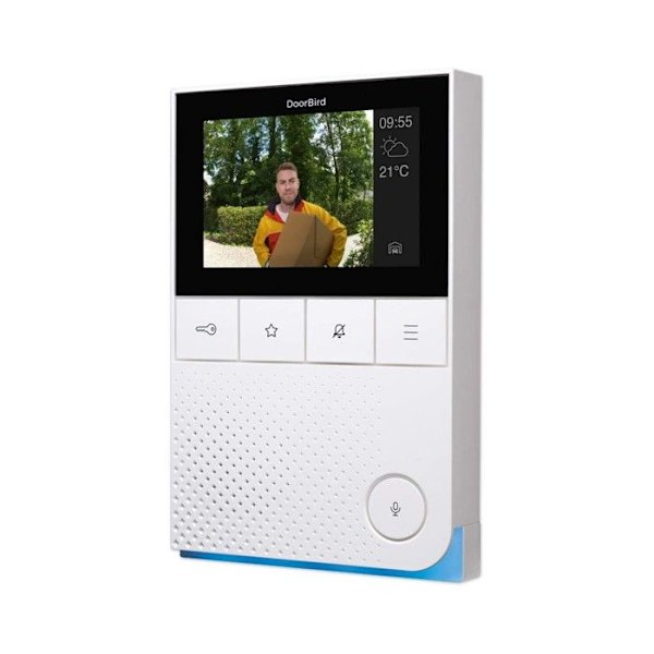 Kit intercom video IP - Doorbird - D1101V - Monitor A1101 - Nattvision - 4,3 tum