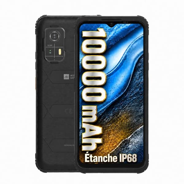 Smartphone - AGM - H MAX - Oförstörbar - 10000 mAh - Android 14 - IP68 - 4G