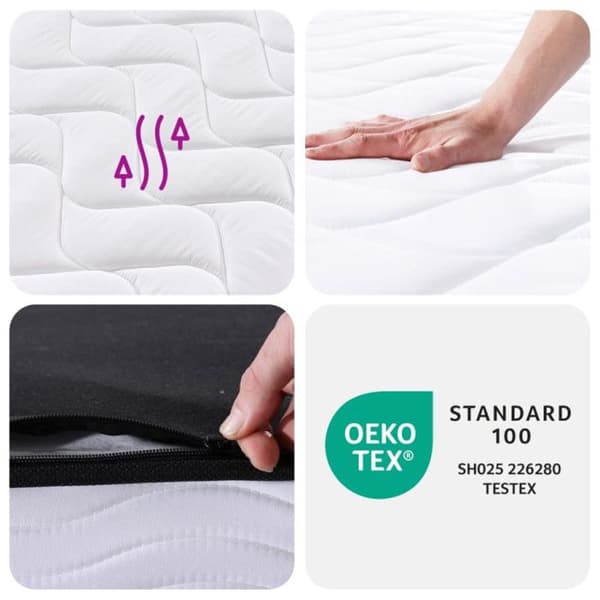 vidaXL Bonnell Resårmadrass Medium 90x200 cm 372970