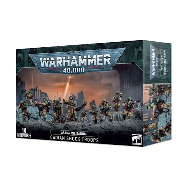 Spelverkstad - 99120105101 - Warhammer 40k - Astra Militarum Cadian Shock Troop (2023)