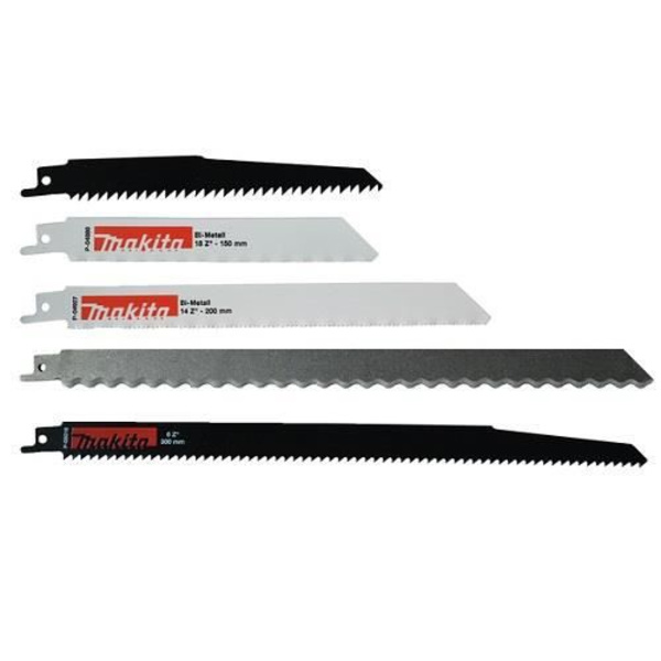Kolvsåg - Makita - P-83951 - 5 stycken - Svart färg - Metallanvändning