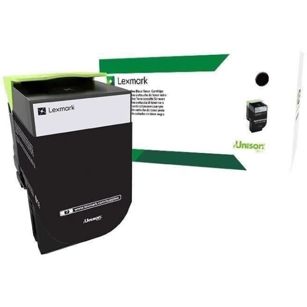 Lexmark extra långvarig svart tonerkassett - CS517de, CX517de - Unison toner - 8000 sidkapacitet